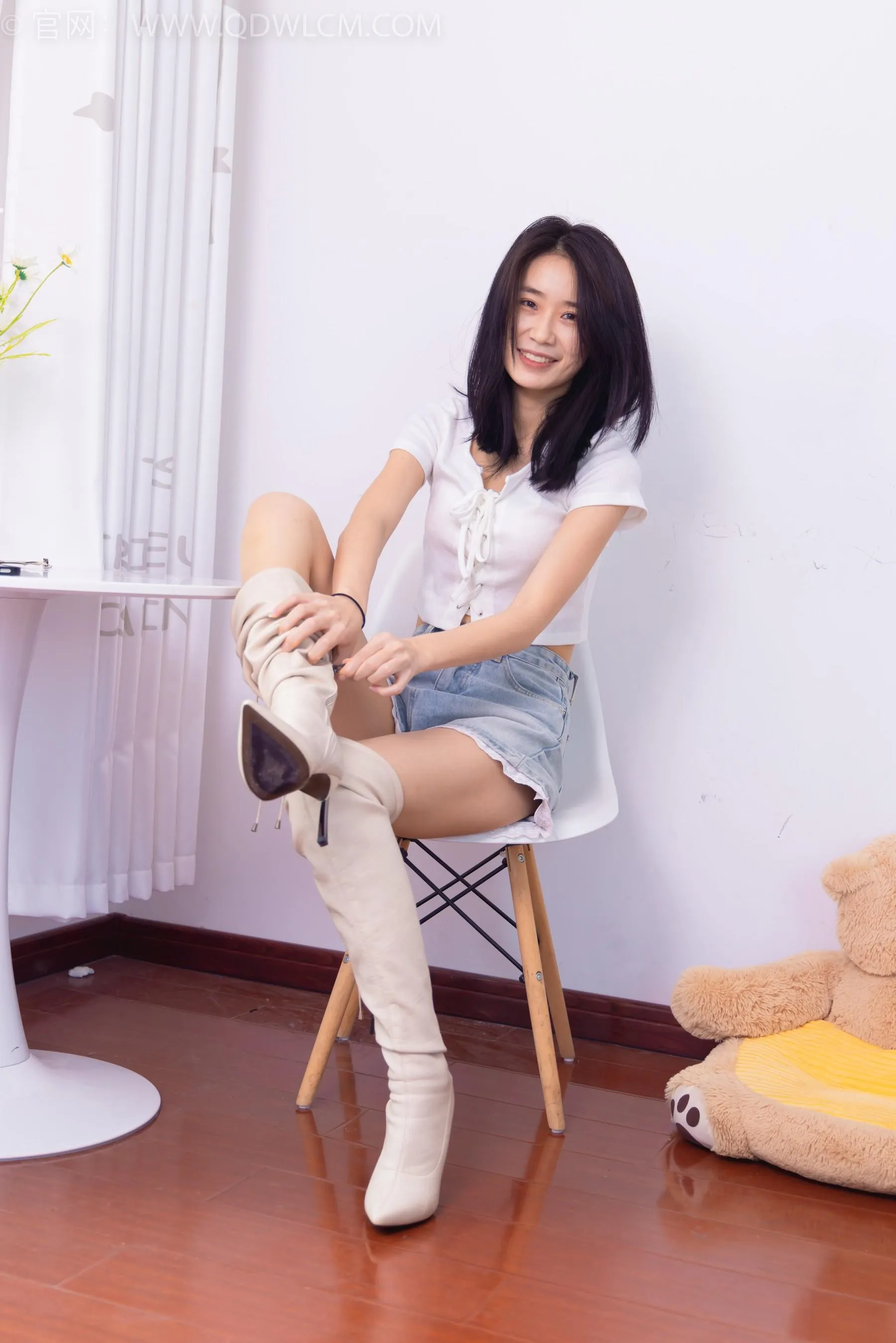 物恋传媒 NO.1552 菜菜-白色的花 [178P]插图9